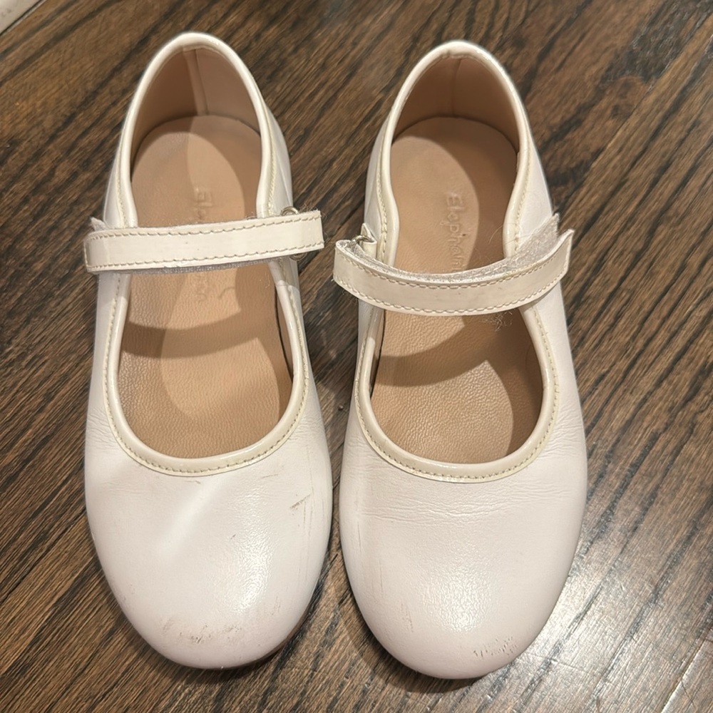 Elephantito white leather Marty Jane’s sz 11.5